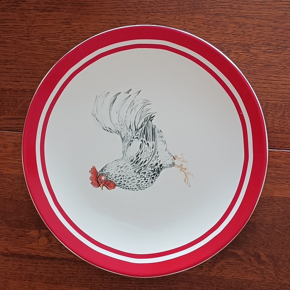 Certified International Susan Winget Homestead Rooster Dinner Plate b925 - Picture 1 of 3